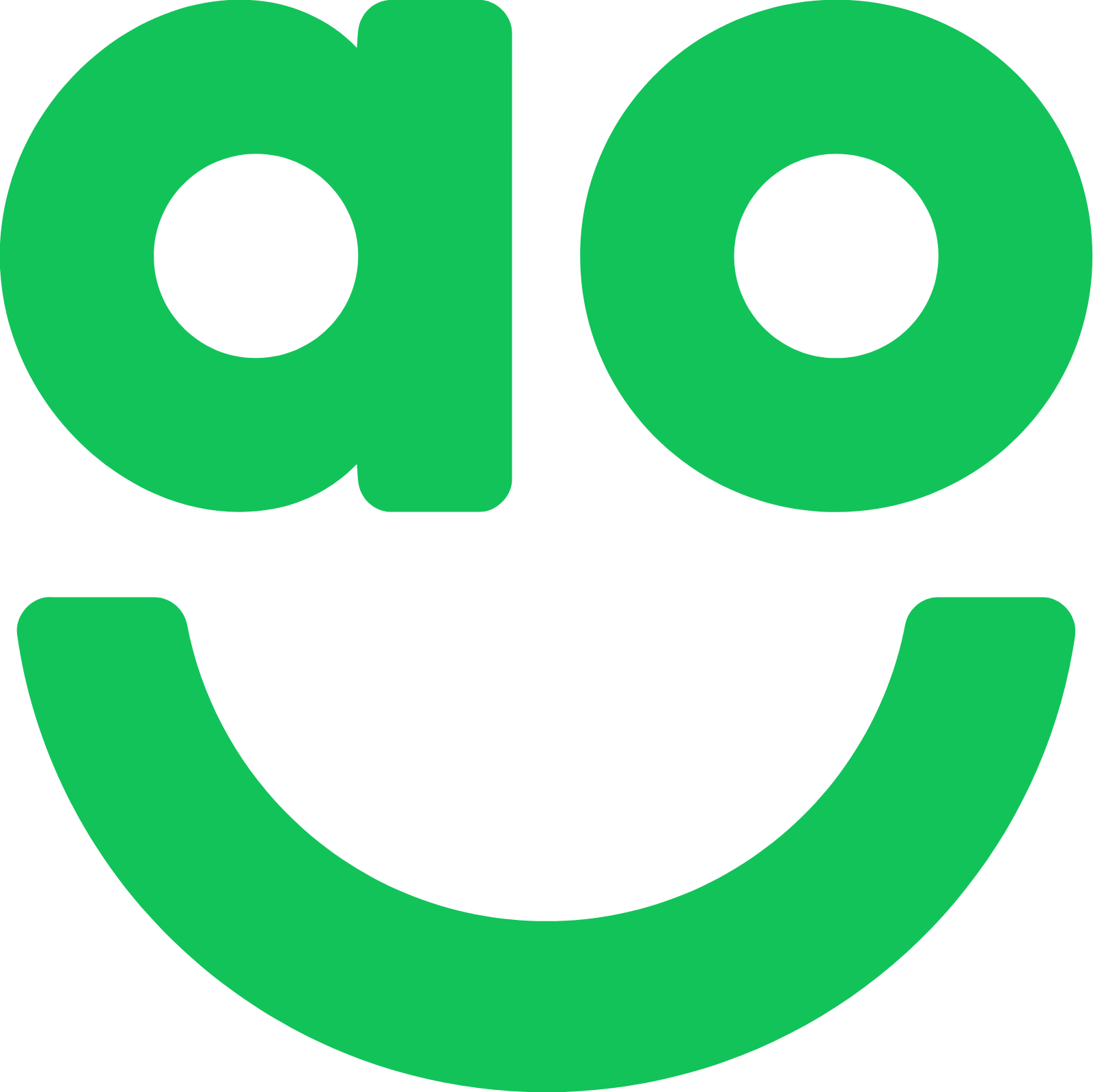 AO World logo (transparent PNG)