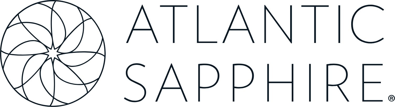 Atlantic Sapphire logo large (transparent PNG)