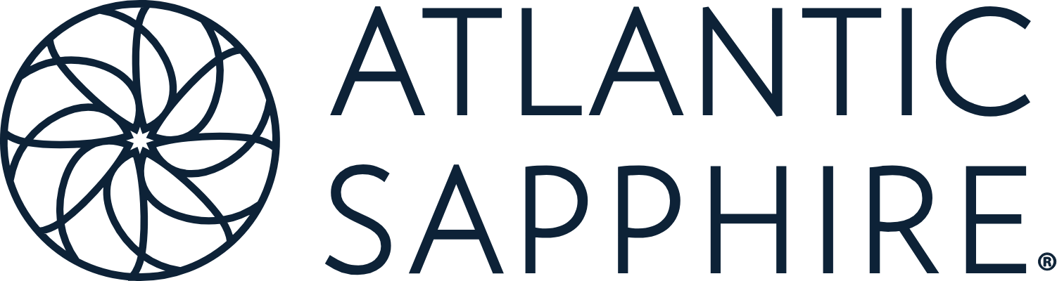 Atlantic Sapphire logo large (transparent PNG)