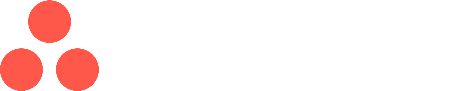 Asana Logo groß für dunkle Hintergründe (transparentes PNG)
