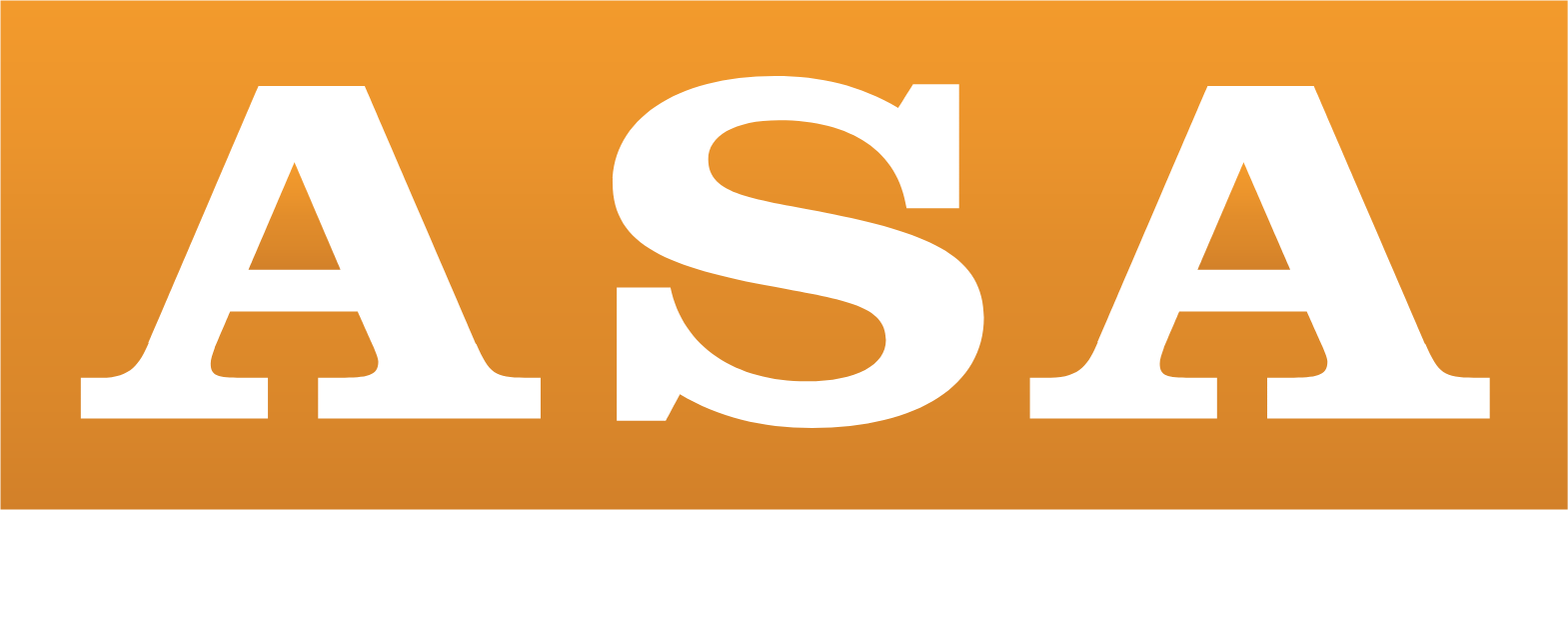 ASA Gold and Precious Metals logo large for dark backgrounds (transparent PNG)