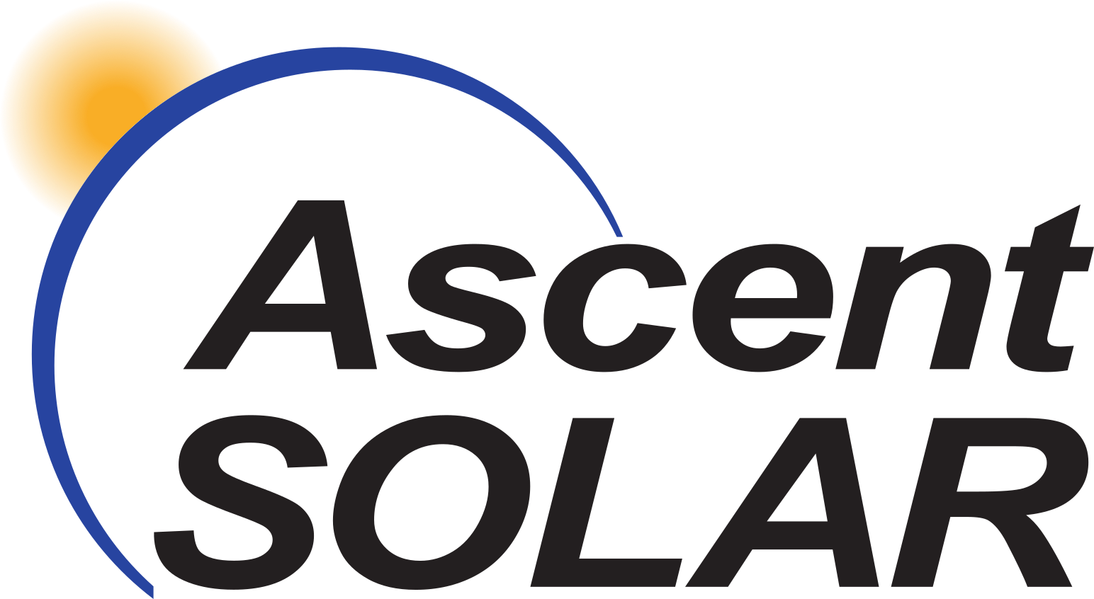 Ascent Solar Technologies logo large (transparent PNG)