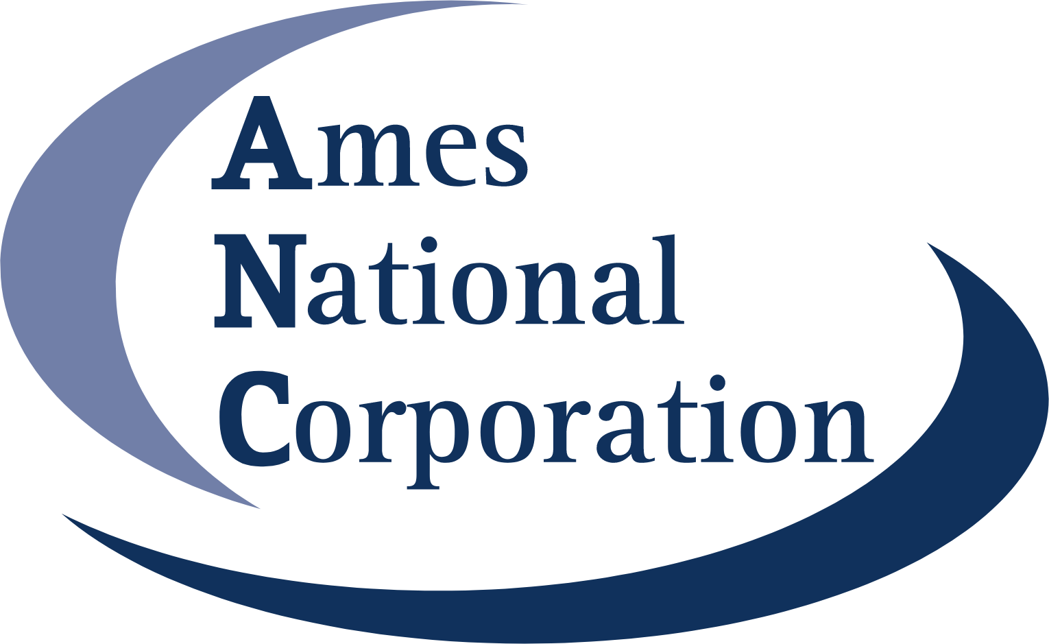 Ames National Corp. logo in transparent PNG and vectorized SVG formats