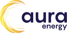 Aura Energy logo in transparent PNG format