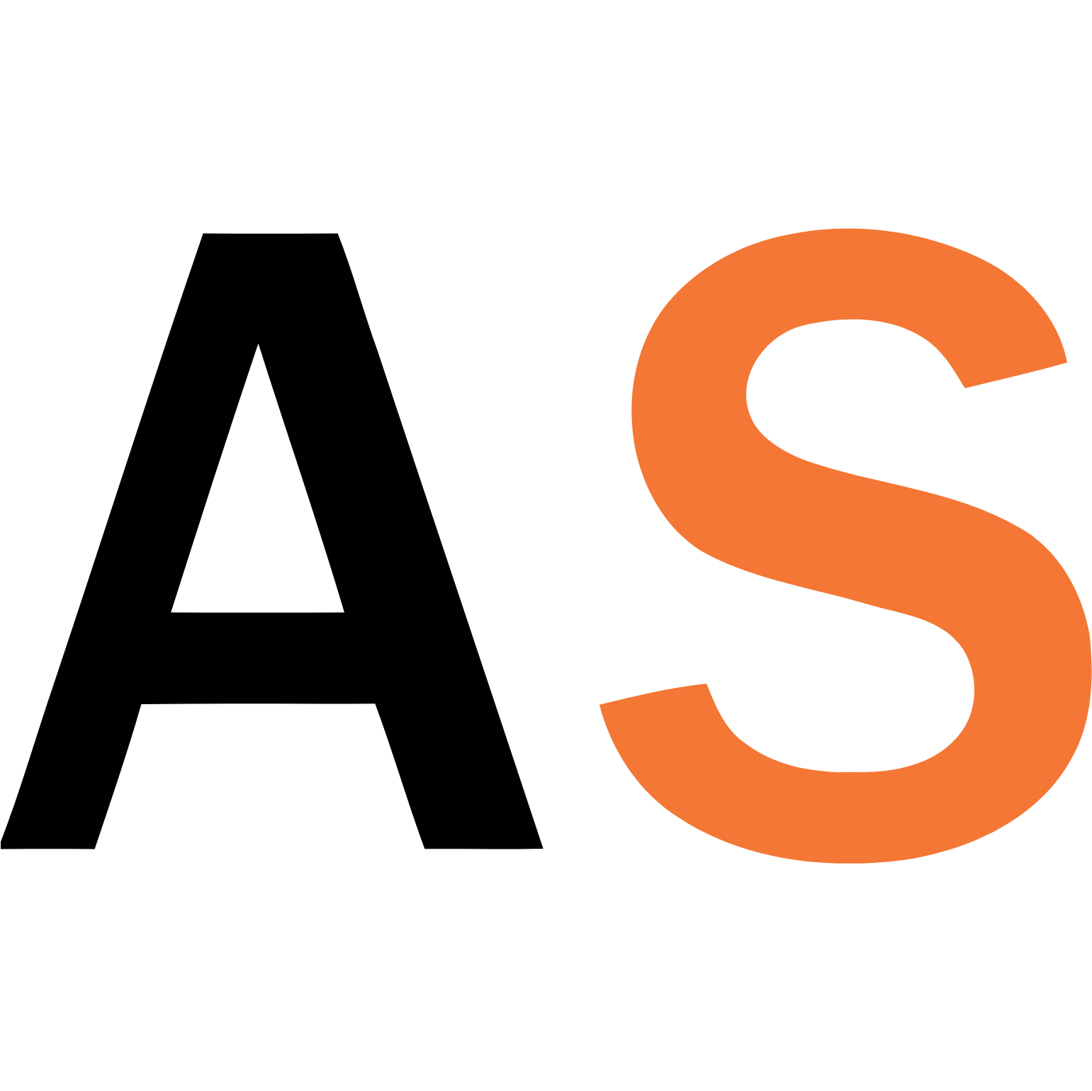 Advisorshares logo pour fonds sombres (PNG transparent)