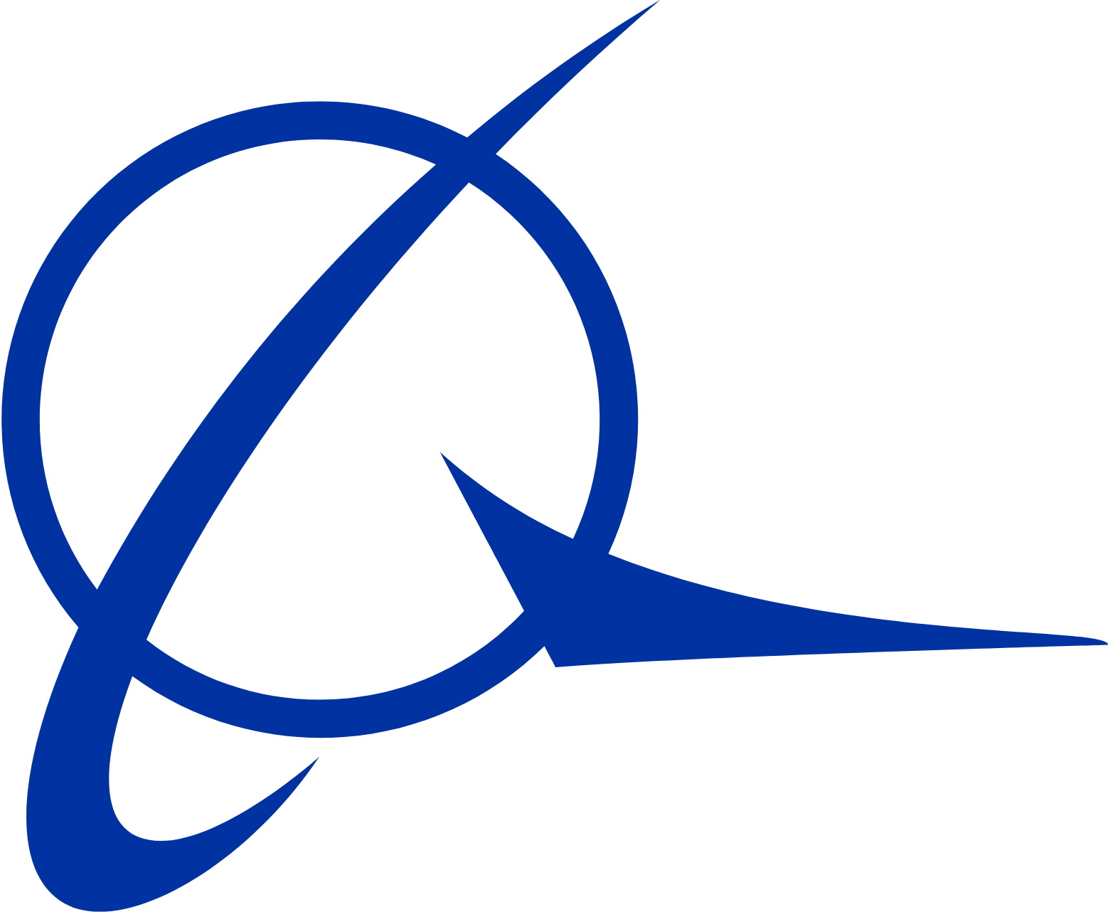 Boeing logo (transparent PNG)