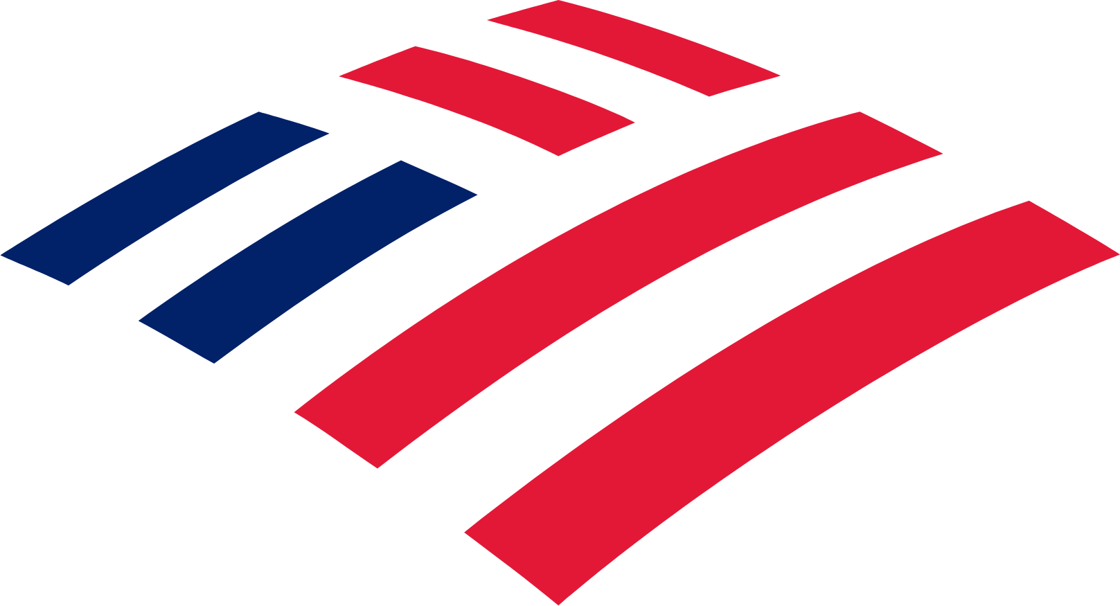 Bank of America logo in transparent PNG and vectorized SVG formats