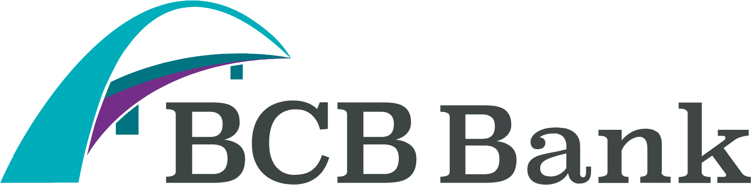 BCB Bancorp logo in transparent PNG and vectorized SVG formats