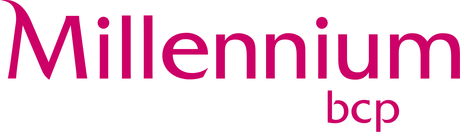 Banco Comercial Português (Millennium bcp) logo large (transparent PNG)