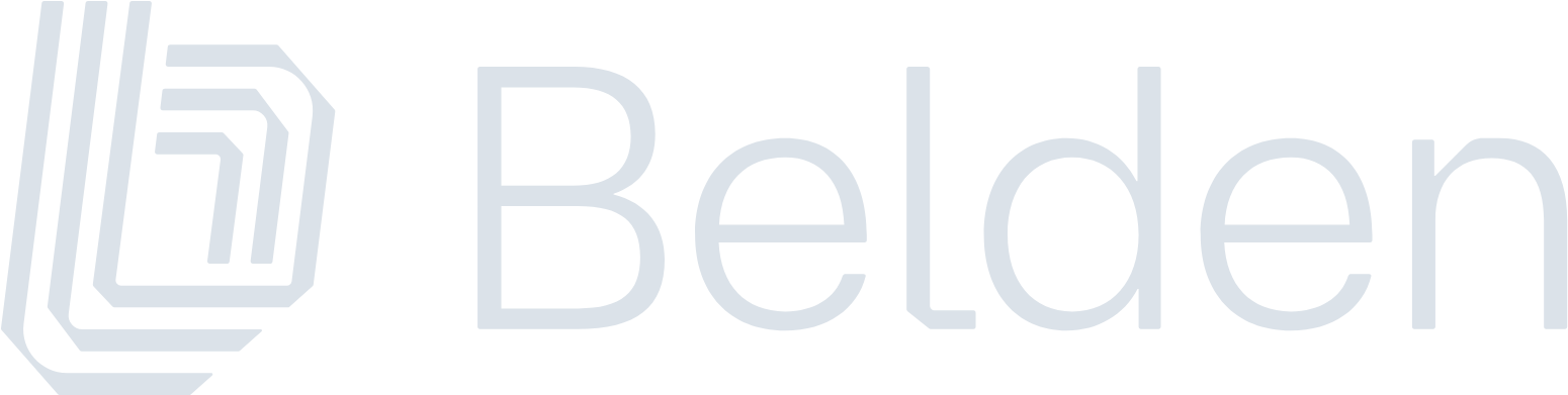 Belden logo fulle size on a dark background (transparent PNG)
