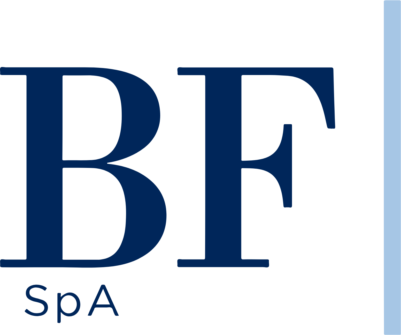 B.F. S.p.A. logo large (transparent PNG)