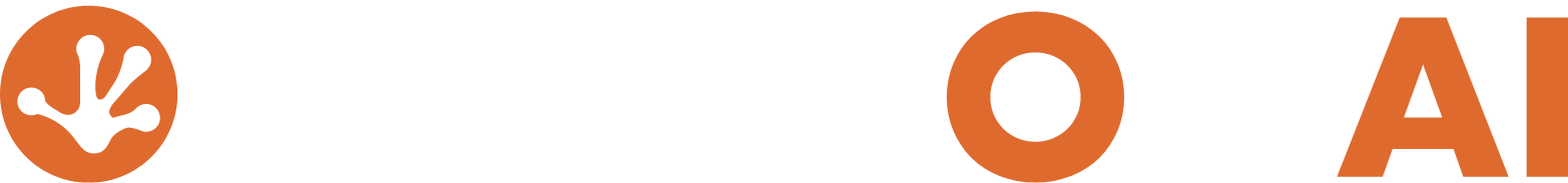 Bullfrog AI  Logo groß für dunkle Hintergründe (transparentes PNG)