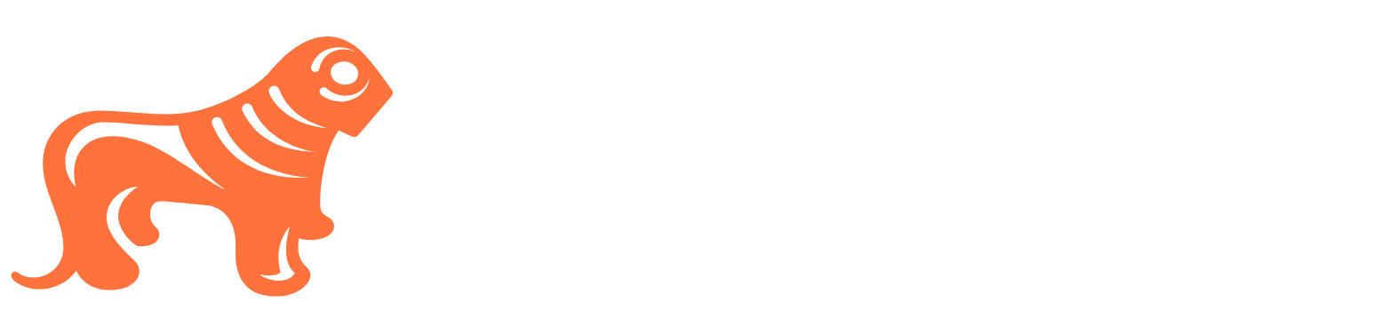 Lion Finance Group PLC logo grand pour les fonds sombres (PNG transparent)