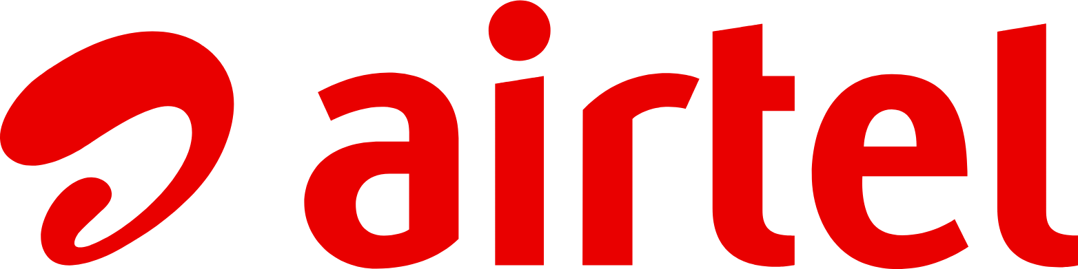 Bharti Airtel logo in transparent PNG and vectorized SVG formats