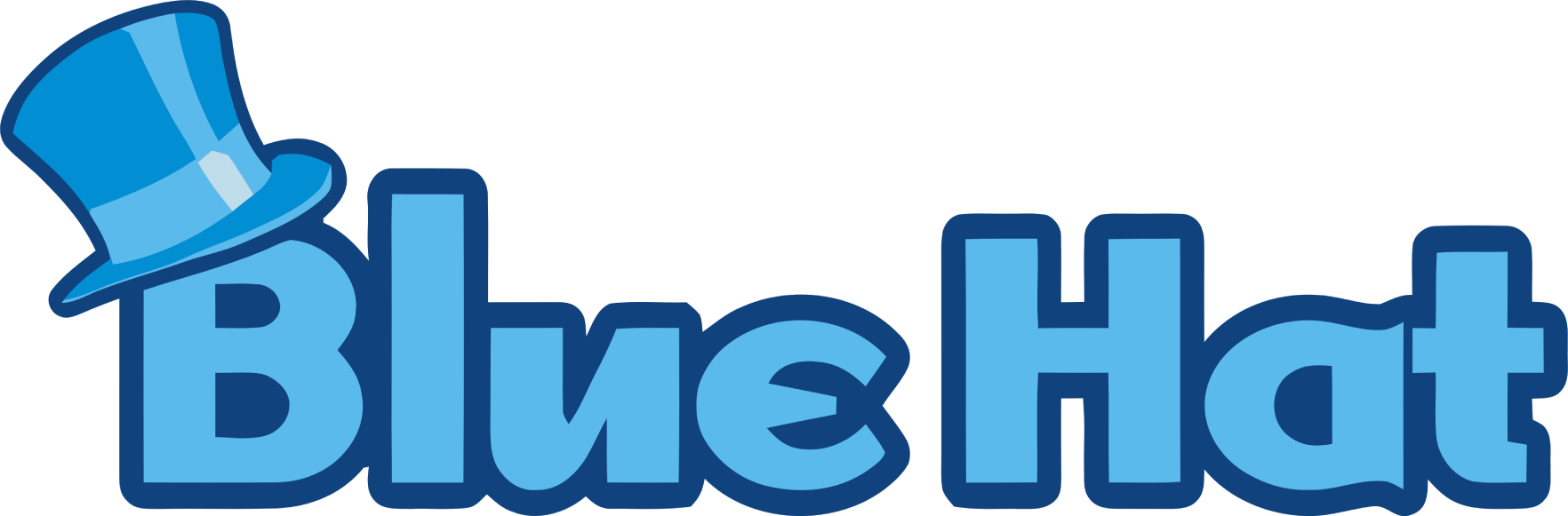 Blue Hat logo large (transparent PNG)