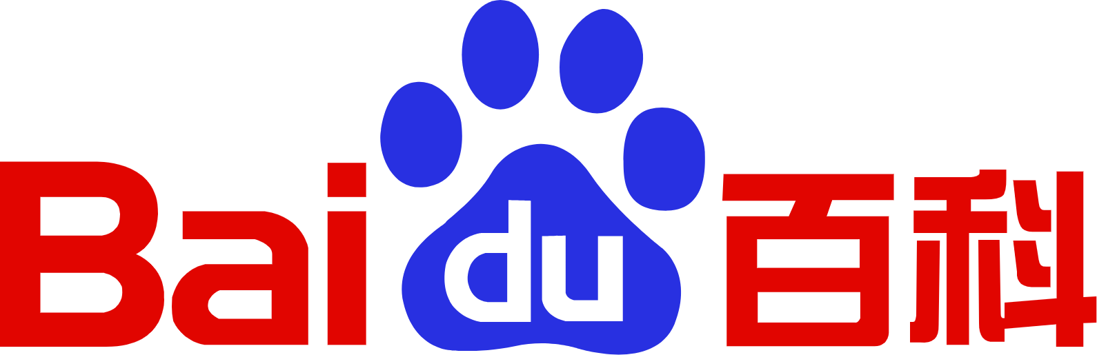 Baidu logo large (transparent PNG)