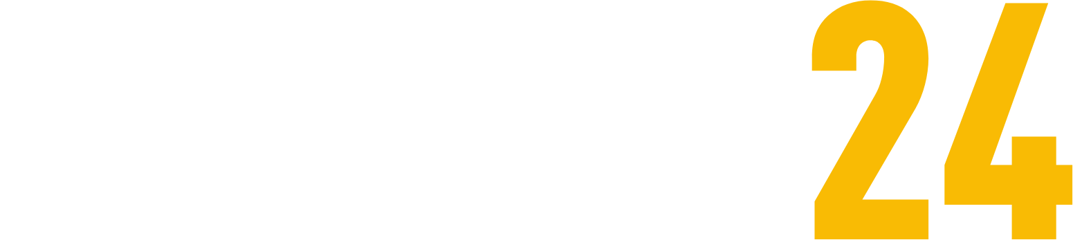 Bike24 Holding logo fulle size on a dark background (transparent PNG)