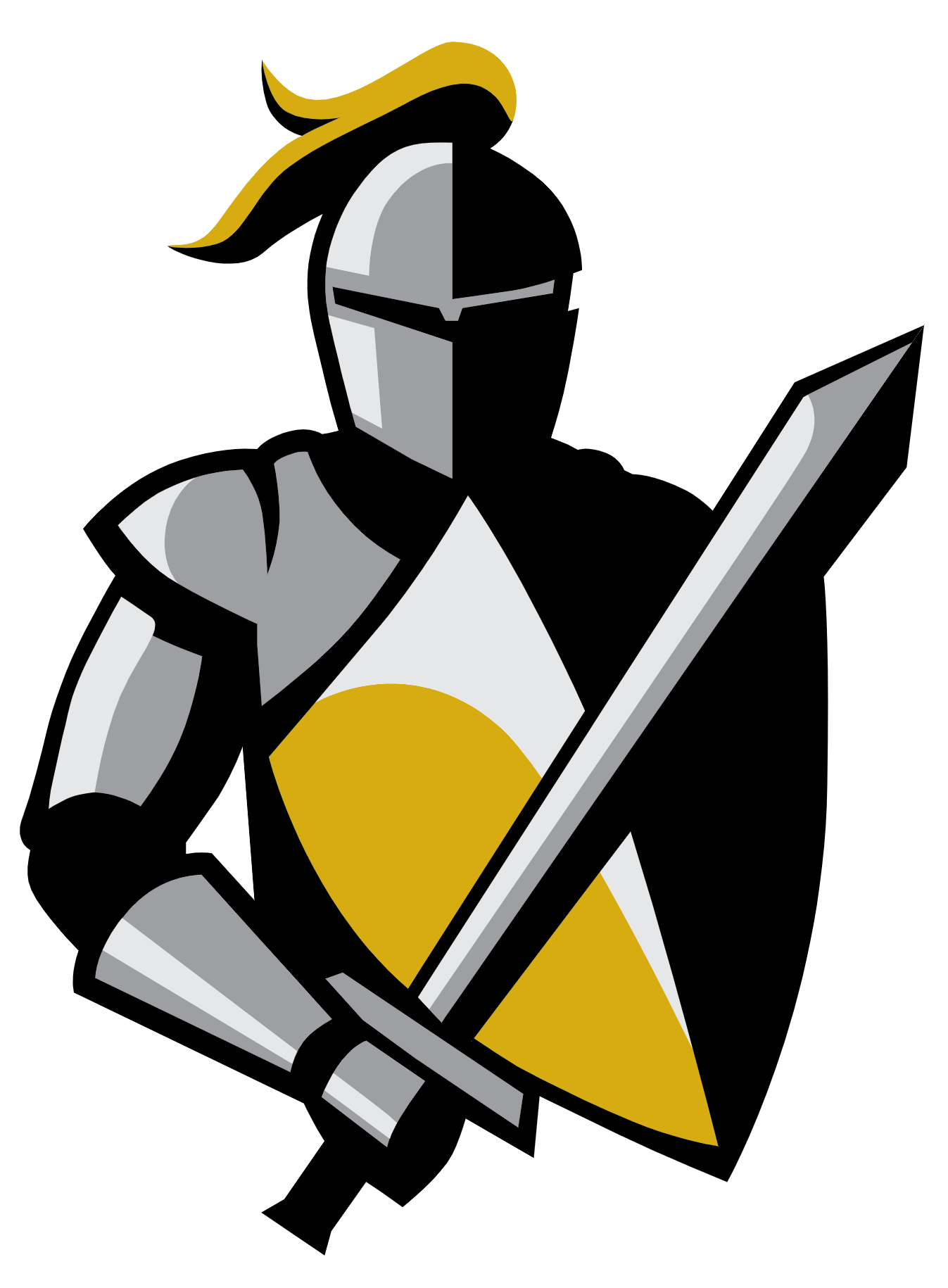 Black Knight logo in transparent PNG format