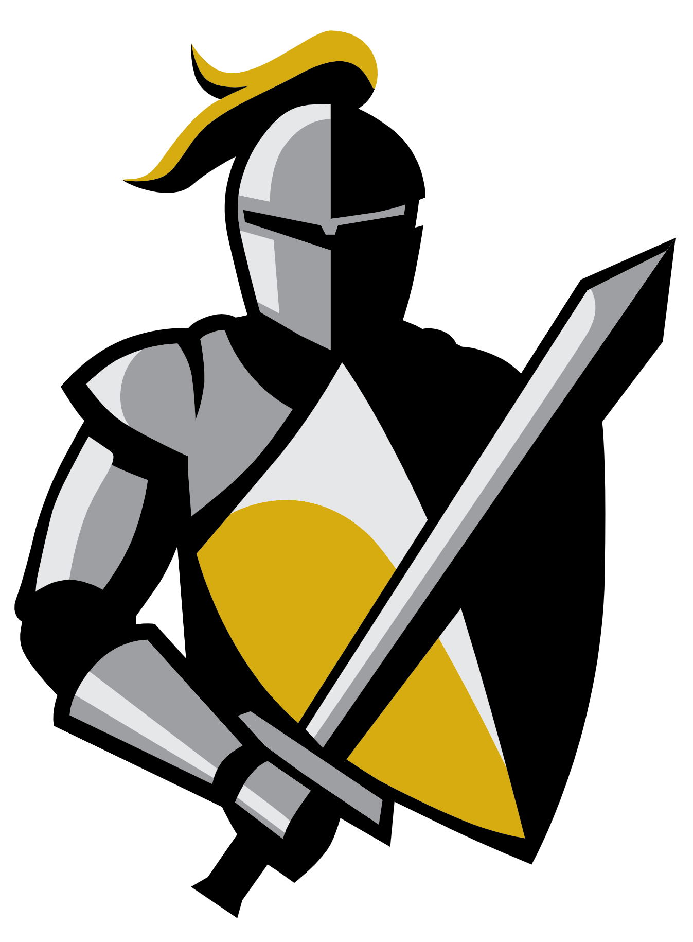 Black Knight logo (transparent PNG)