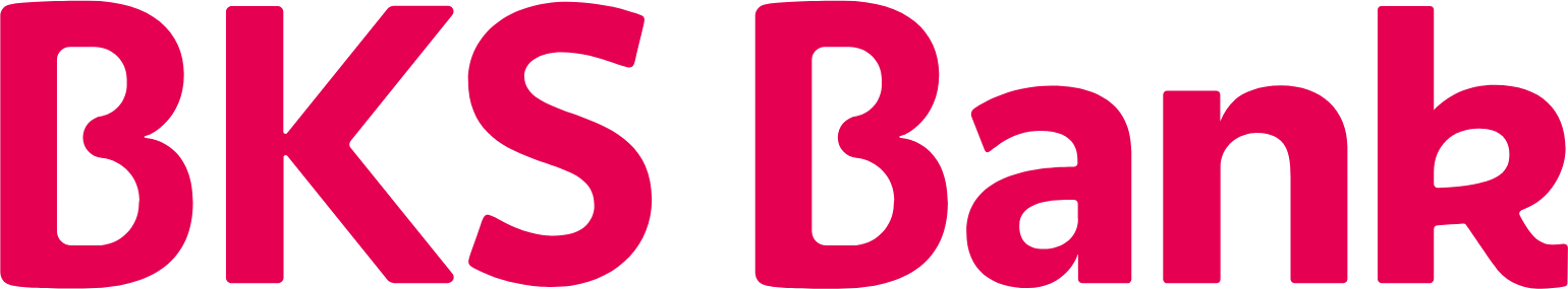 BKS Bank logo in transparent PNG and vectorized SVG formats