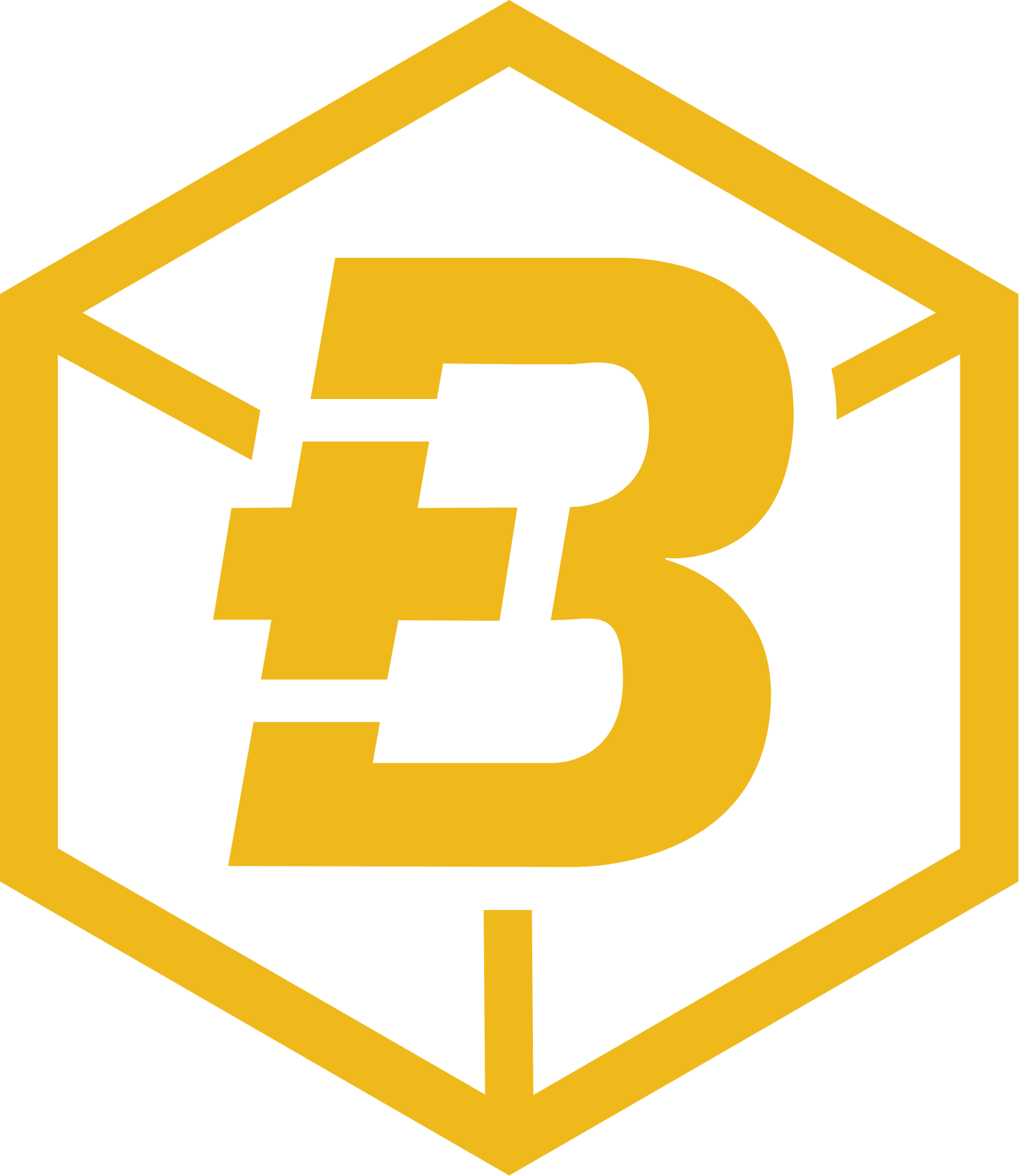 BNB Plus Corp. logo pour fonds sombres (PNG transparent)