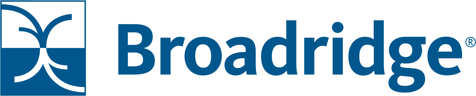 Broadridge Financial Solutions
 logo large (transparent PNG)