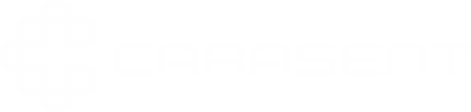 Carasent ASA logo fulle size on a dark background (transparent PNG)
