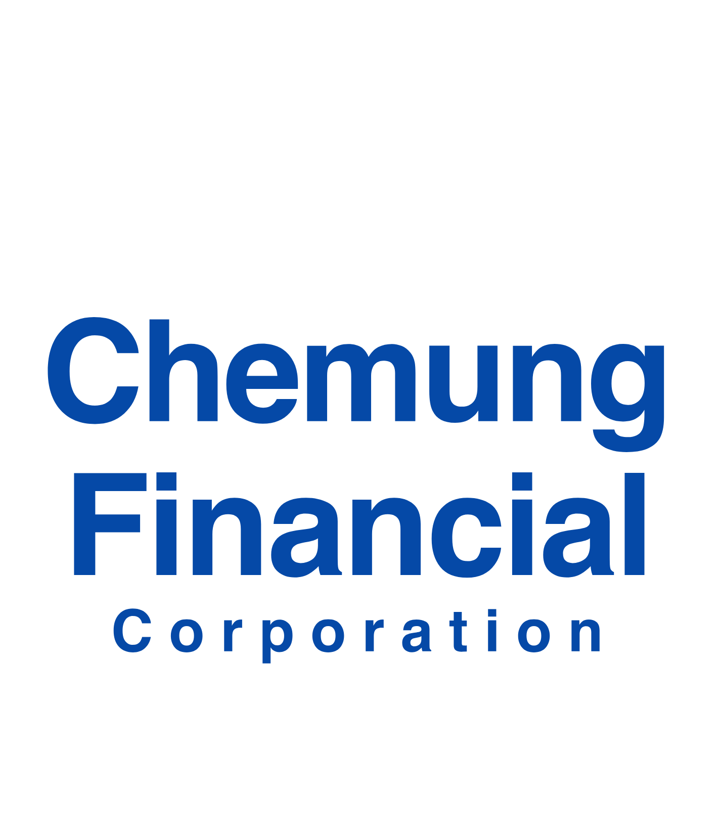 Chemung Financial Corporation Logo für dunkle Hintergründe (transparentes PNG)