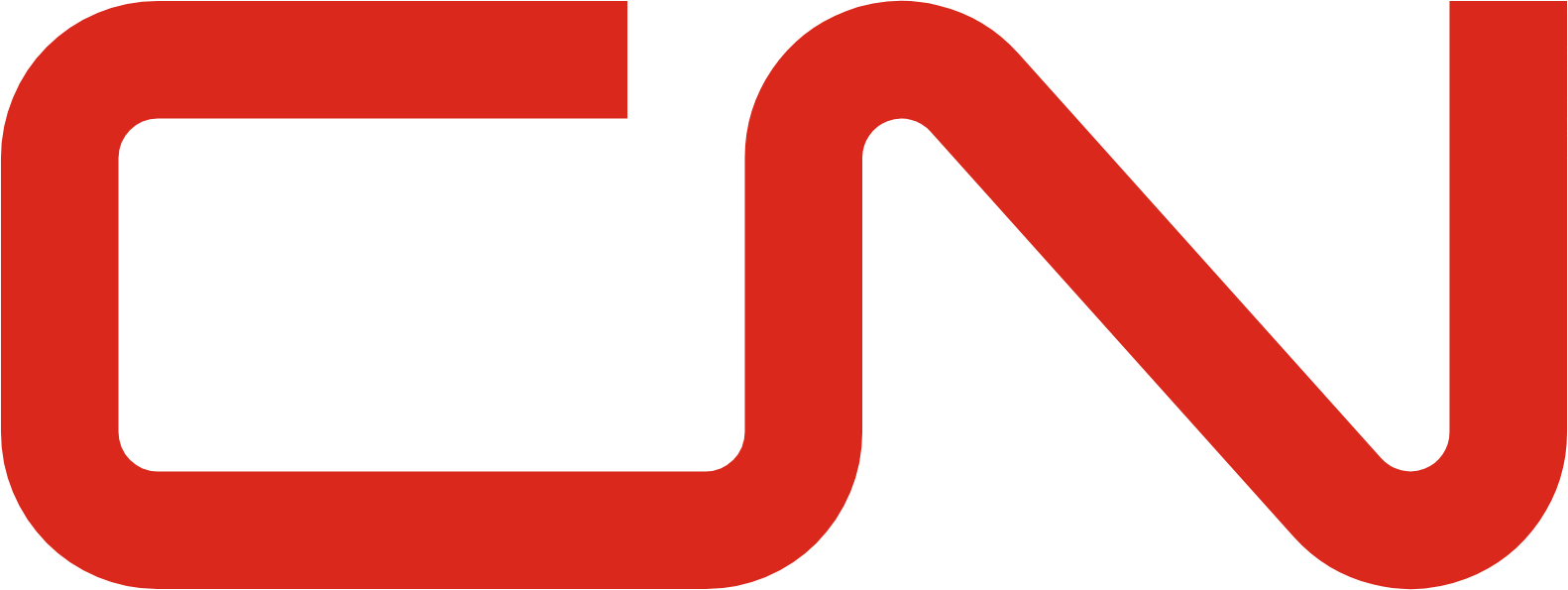 Canadian National Railway logo (transparent PNG)