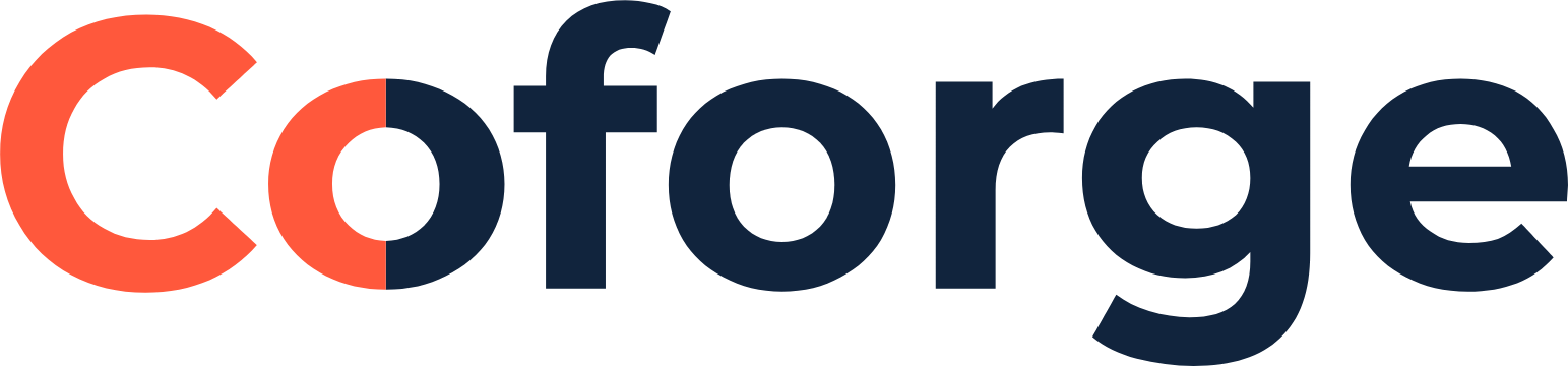 Coforge
 logo large (transparent PNG)