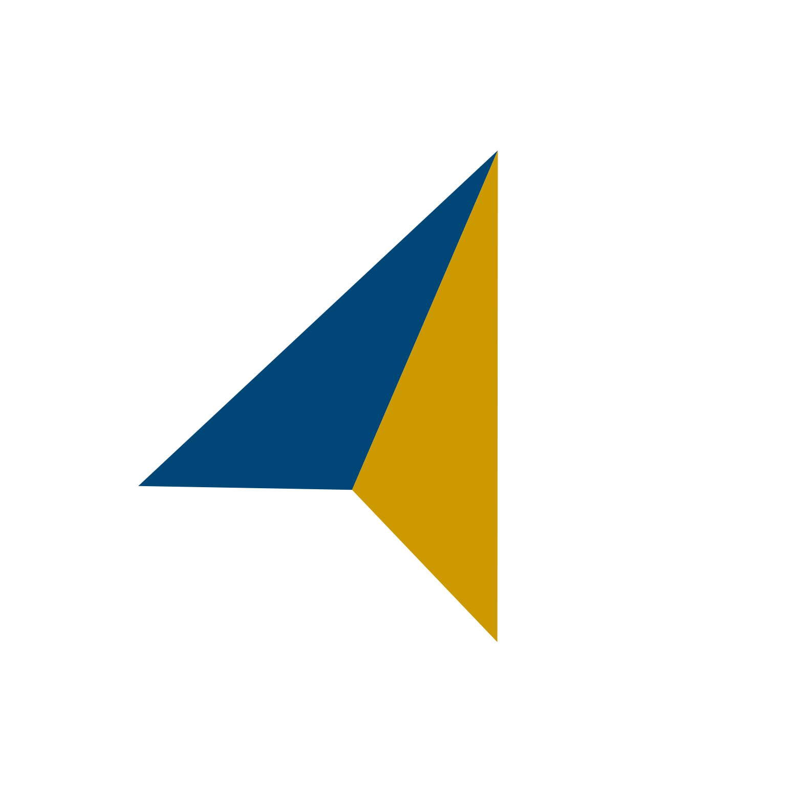 CoastalSouth Bancshares logo pour fonds sombres (PNG transparent)