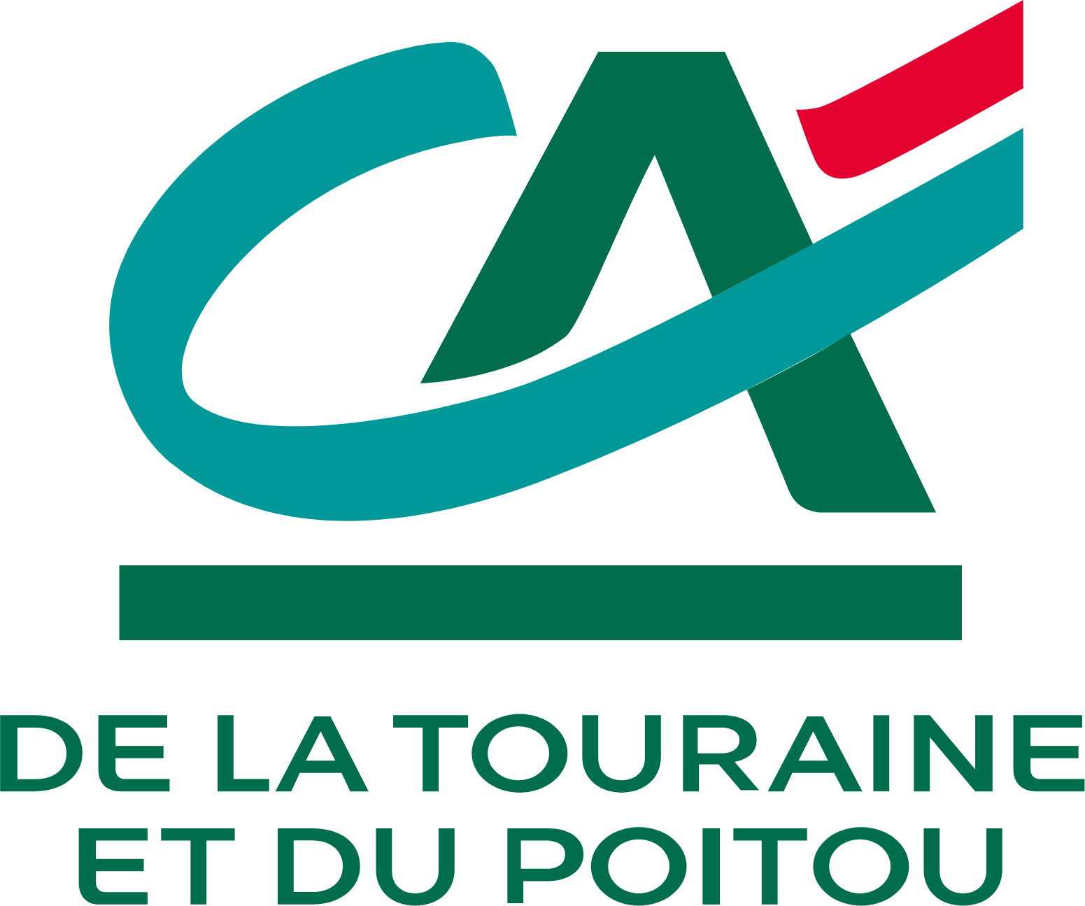 Crédit Agricole Mutuel de la Touraine et du Poitou logo large (transparent PNG)