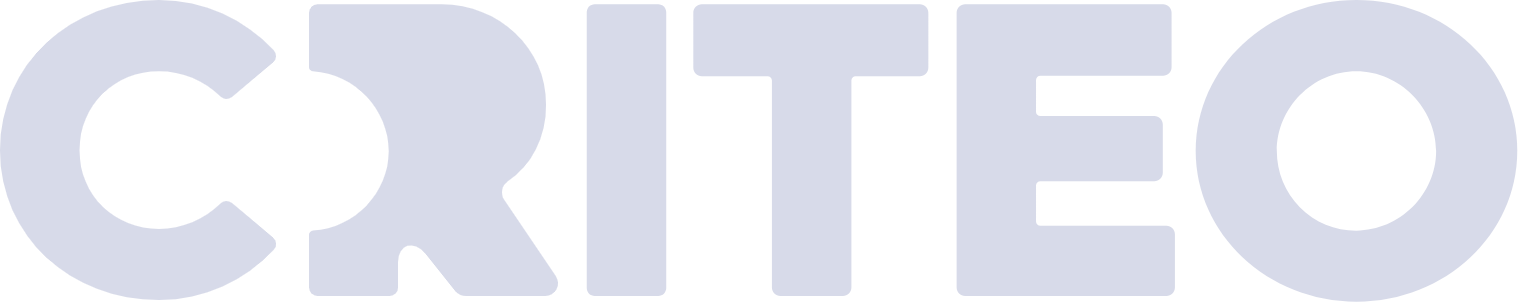 Criteo Logo groß für dunkle Hintergründe (transparentes PNG)