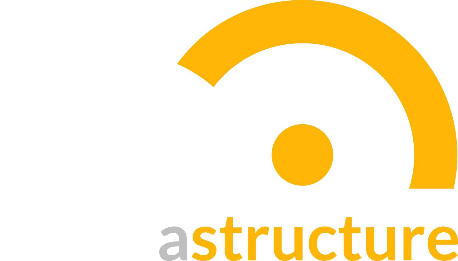 Cloudastructure Logo groß für dunkle Hintergründe (transparentes PNG)