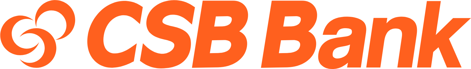 CSB Bank
 logo large (transparent PNG)