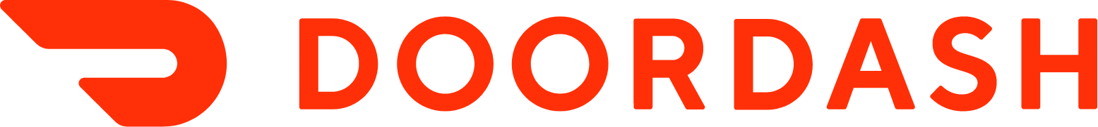 DoorDash logo large (transparent PNG)
