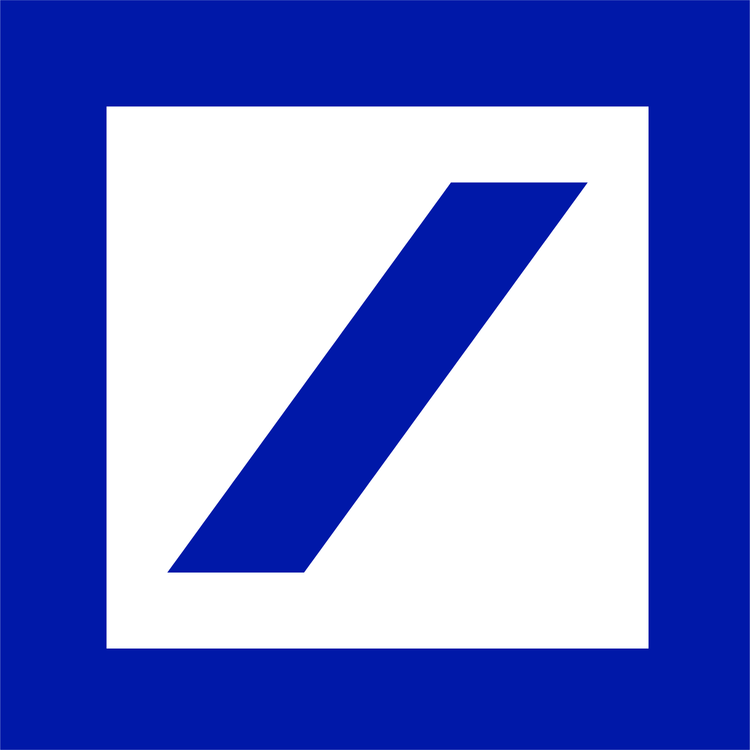 Deutsche Bank logo (transparent PNG)