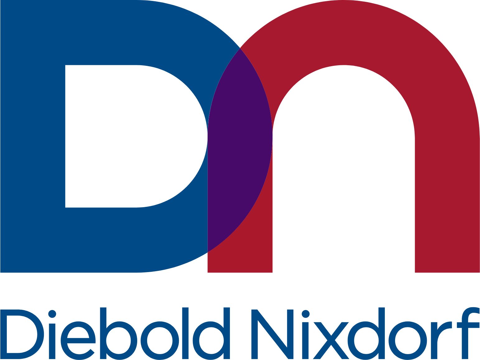 Diebold Nixdorf
 logo large (transparent PNG)