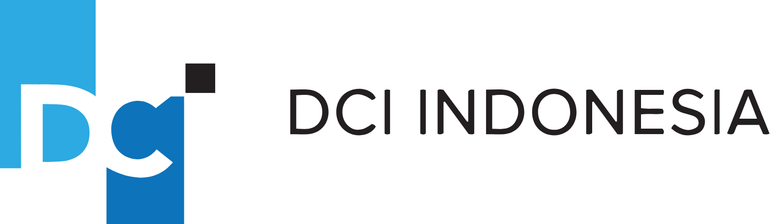 PT DCI Indonesia Tbk logo large (transparent PNG)