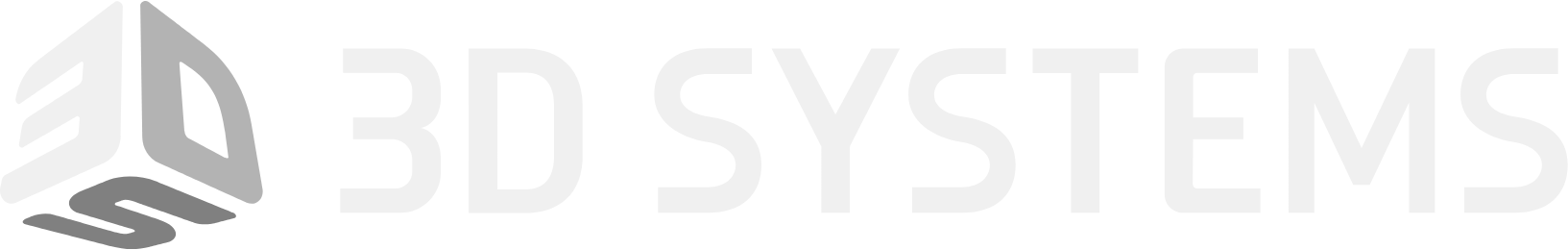 3D Systems Logo groß für dunkle Hintergründe (transparentes PNG)