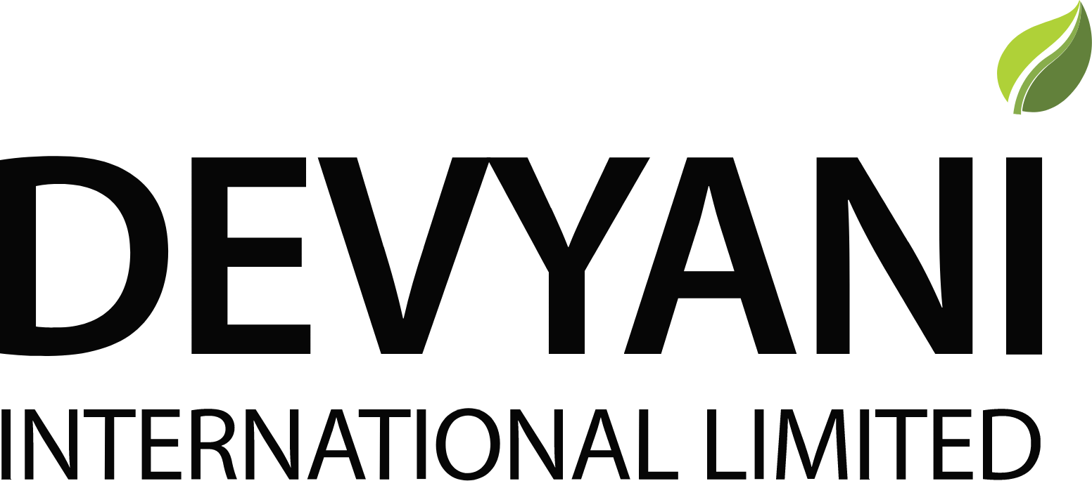 Devyani International logo in transparent PNG and vectorized SVG formats
