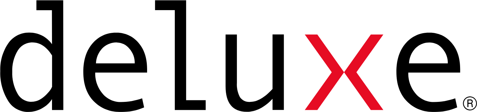 Deluxe Corporation logo large (transparent PNG)