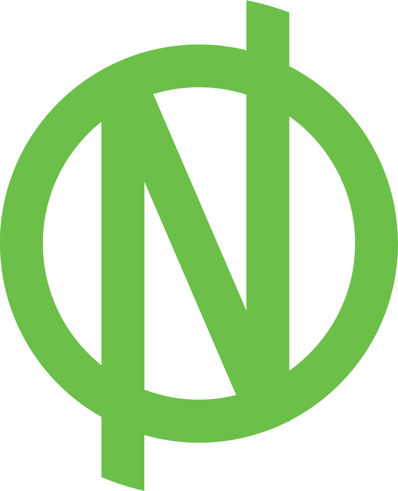Industrie De Nora logo (transparent PNG)