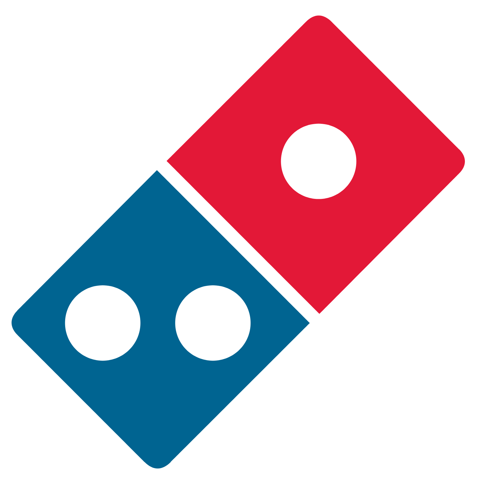 Domino's Pizza logo in transparent PNG and vectorized SVG formats