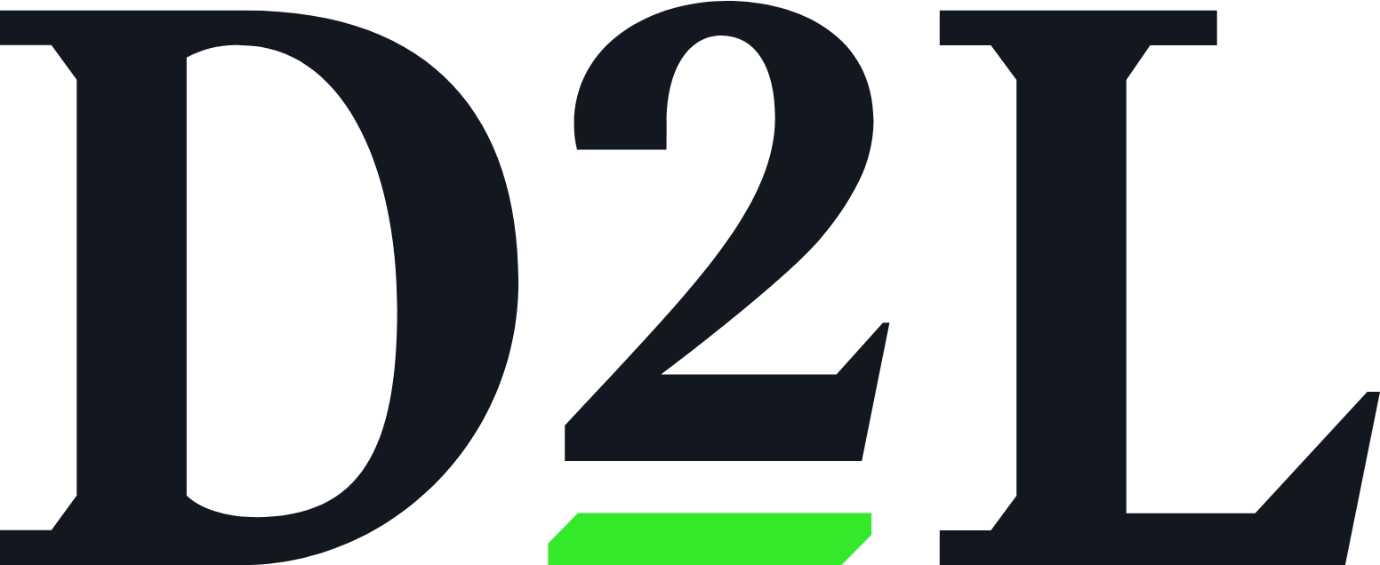 D2L Inc. logo (transparent PNG)