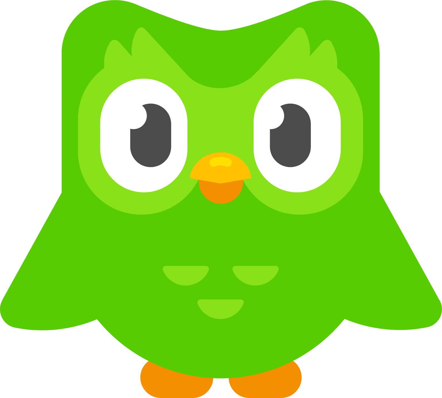 Duolingo logo in transparent PNG and vectorized SVG formats