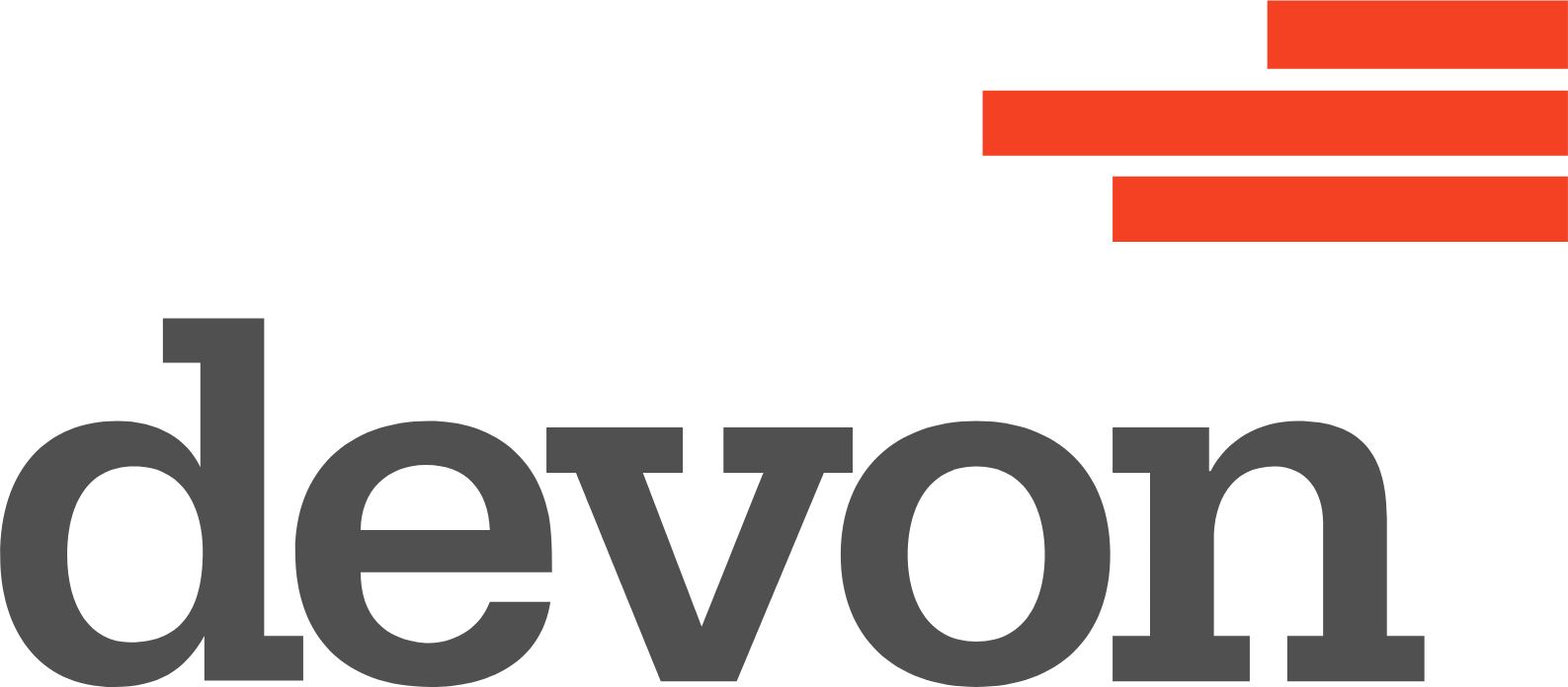 Devon Energy
 logo large (transparent PNG)