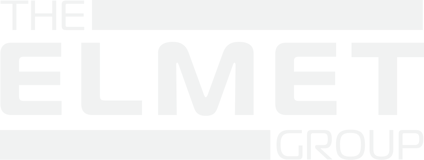 The Elmet Group Logo groß für dunkle Hintergründe (transparentes PNG)