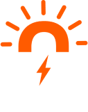 Sunrise New Energy logo on a dark background (transparent PNG)