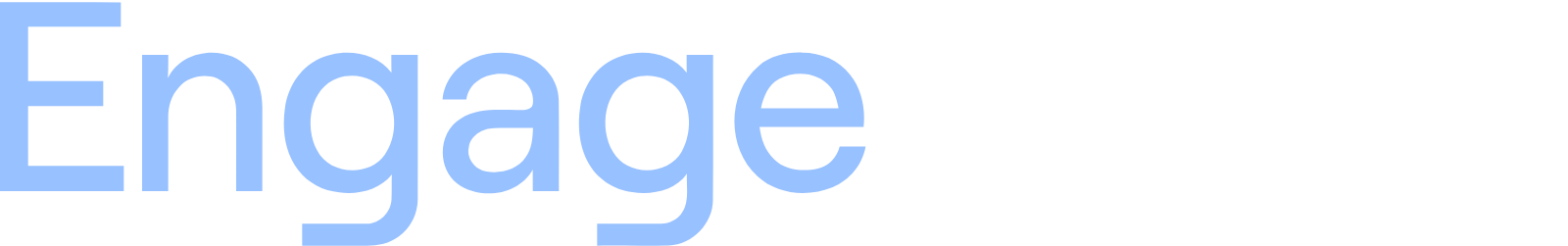 EngageSmart logo grand pour les fonds sombres (PNG transparent)